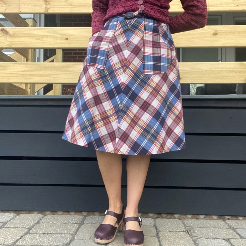 Vintage Plaid skirt